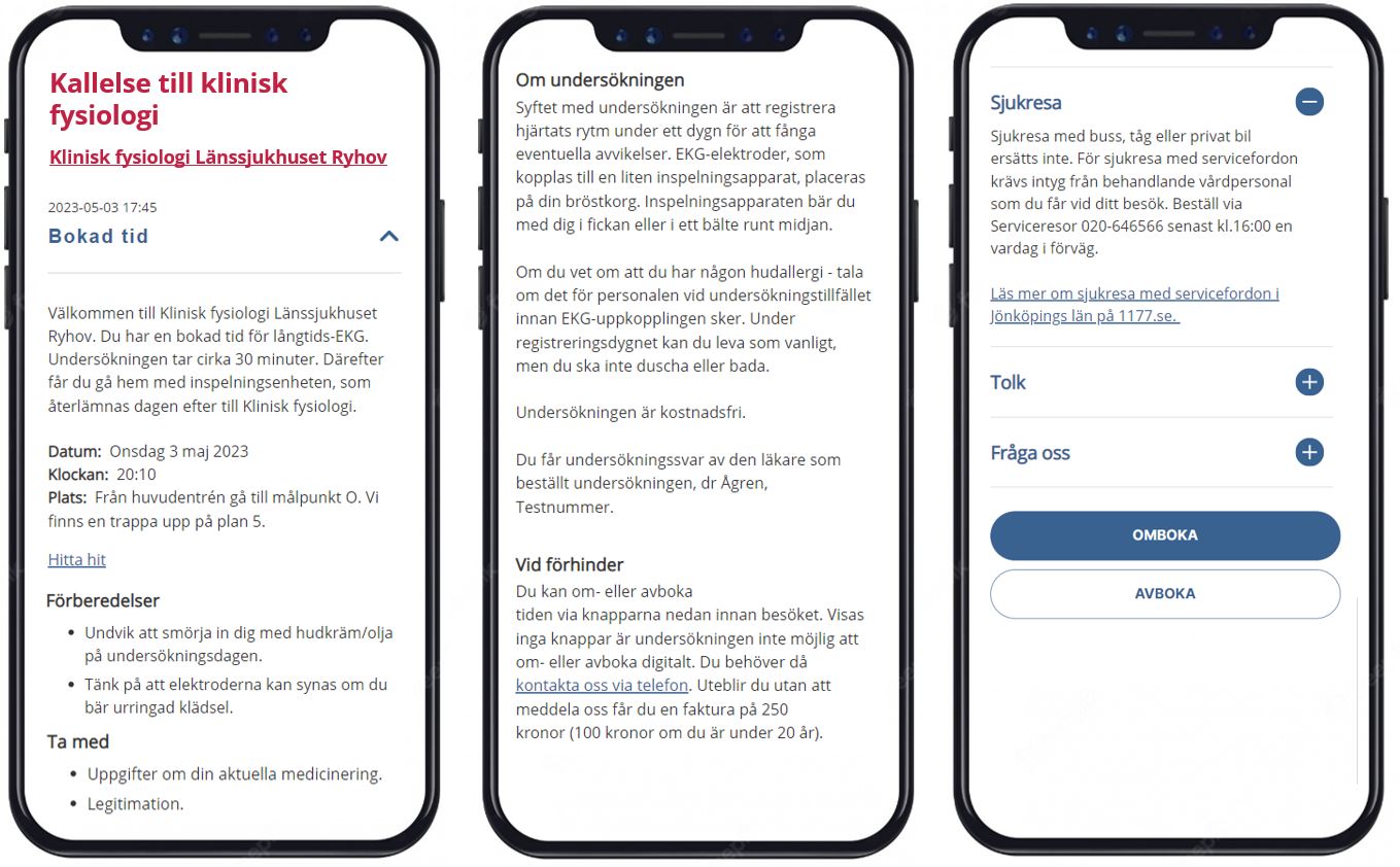 Digital kallelse Klinisk fysiologi