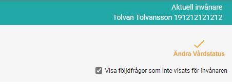 kryssruta för att visa eller dölja följdfrågor